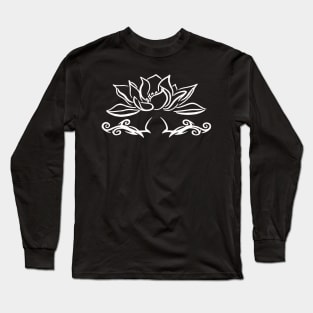 Tribal lotus Breath Long Sleeve T-Shirt